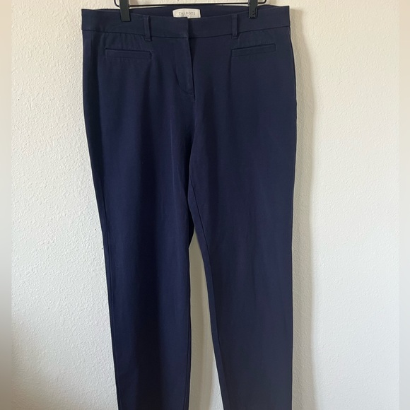 Talbots Pants - Talbots curvy navy blue pants, Size 10